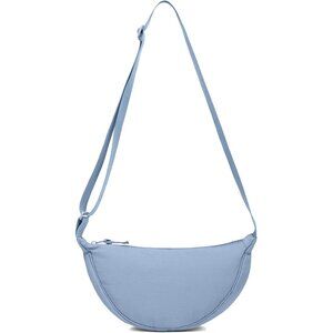 Crescent Bag for Women Men Small Sling Crossbody Bag with Half Moon Shape